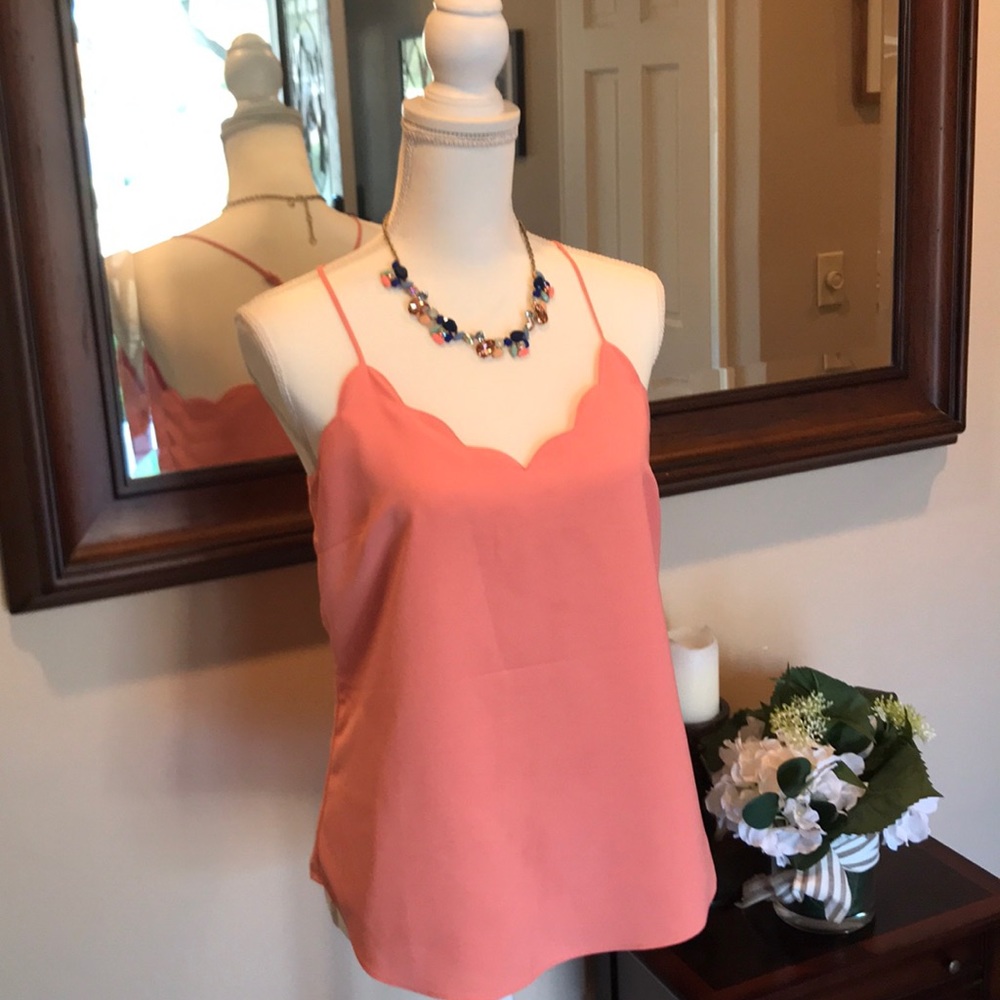 J Crew Double Lined Racer Back Tank Too